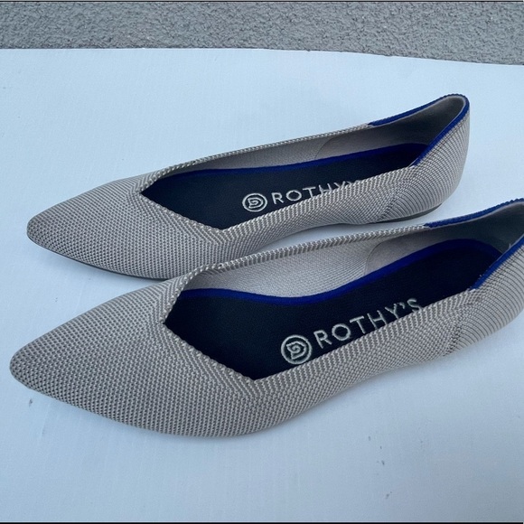 Rothy’s Flax birdseye the Point Flats RETIRED - Picture 4 of 15